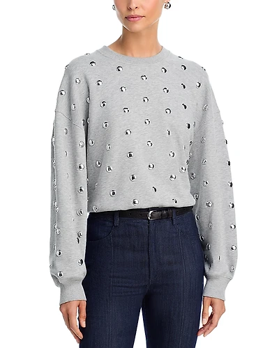 Cinq a Sept Brandy Studded Sweatshirt