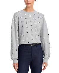 Cinq a Sept Brandy Studded Sweatshirt