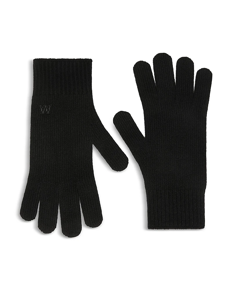 Weekend Max Mara Weekend Accessori 2 Lea Black Cashmere Gloves