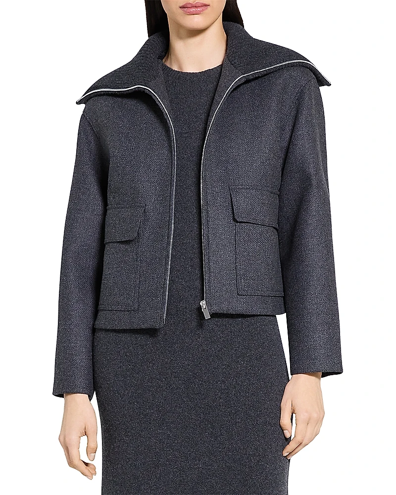 Theory Cozy Collar Jacket