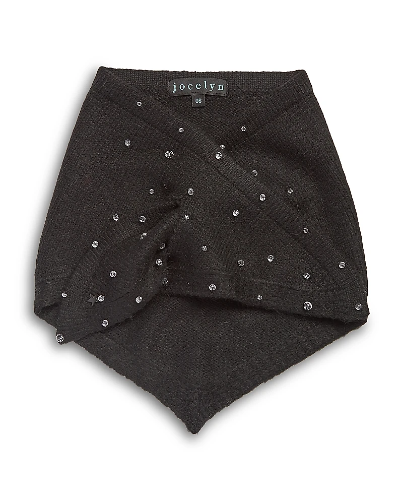 Jocelyn Knit Triangle Pull Through Scarf