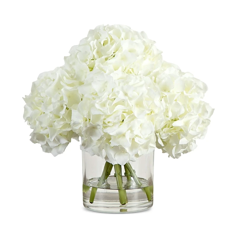 Nearly Natural Wedding Collection 14 Artificial Hydrangea Arrangement