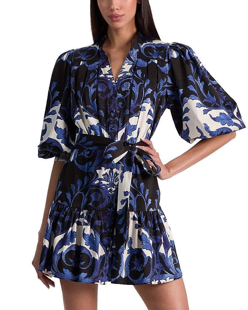 Alica and Olivia Cora Mini Shirt Dress