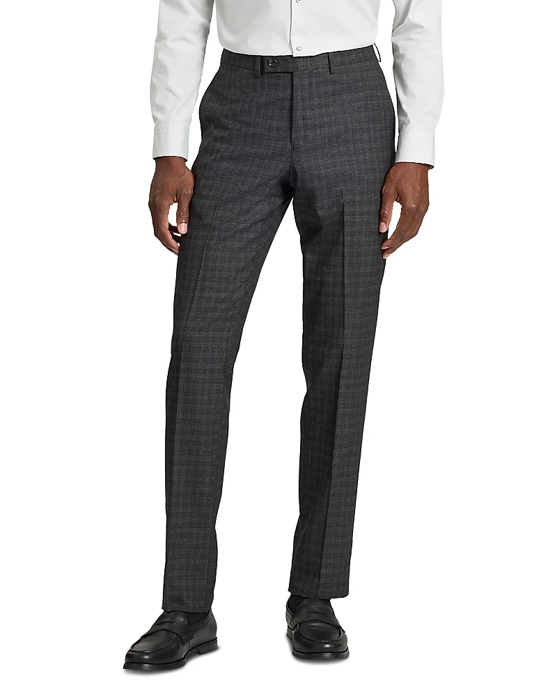 Ted Baker Wright Tattersall Modern Fit Suit Pants