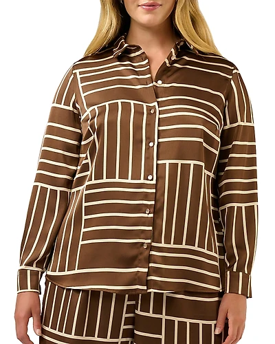 Estelle Plus Josie Printed Shirt