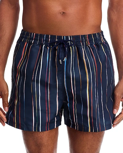 Ps Paul Smith Printed Drawstring 5.5 Swim Trunks