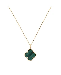 Pre-Owned Van Cleef & Arpels Magic Alhambra Pendant Necklace 18K Gold and Malachite, 32.25