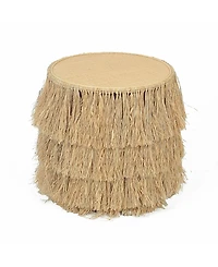 Tov Furniture Luau Rattan Round End Table