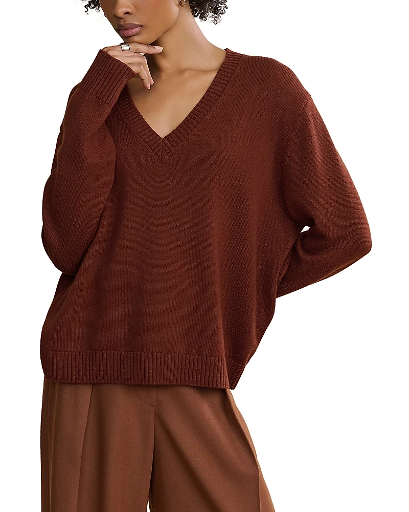 Jenni Kayne Simone V Neck Sweater
