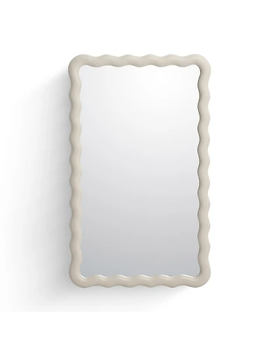 Tov Furniture Faire Cream Squiggle Wall Mirror