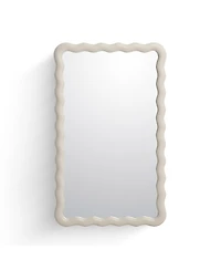 Tov Furniture Faire Cream Squiggle Wall Mirror
