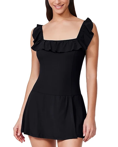 Profile by Gottex Tutti Frutti Square Neck Swim Dress