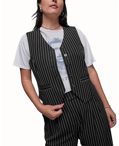 Wildfang The Empower Pinstripe Vest