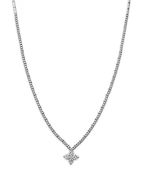 Bloomingdale's Fine Collection Diamond Clover Collar Necklace