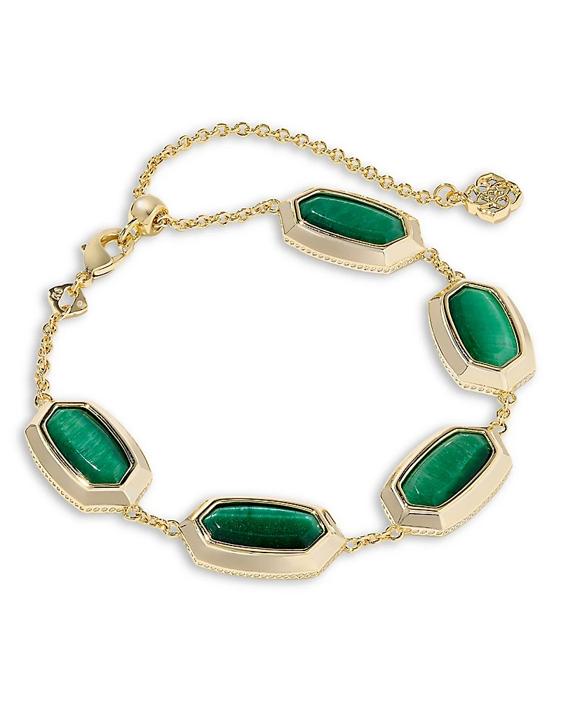 Kendra Scott Elaina Stone Bezel Chain Bracelet