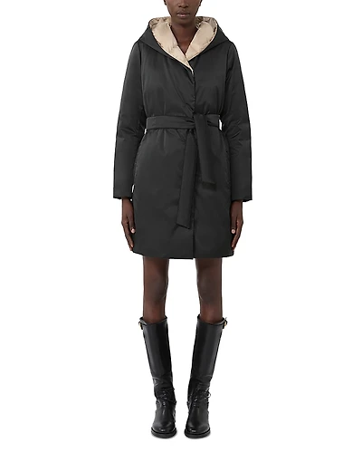 Weekend Max Mara Uggioso Black Reversible Coat