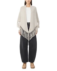 Weekend Max Mara Tornado Beige Wool Shawl