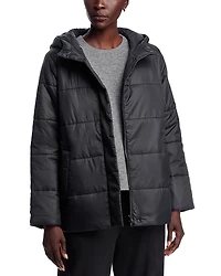 Eileen Fisher Hooded Puffer Coat