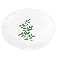 Vietri Aria Holiday Oval Platter