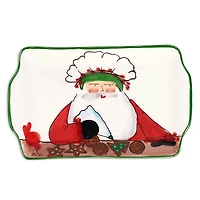 Vietri Old St. Nick 2025 Limited Edition Rectangular Plate