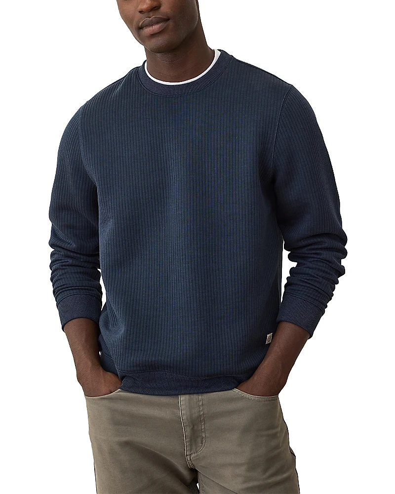 Marine Layer Corbet Ribbed Crewneck Sweater