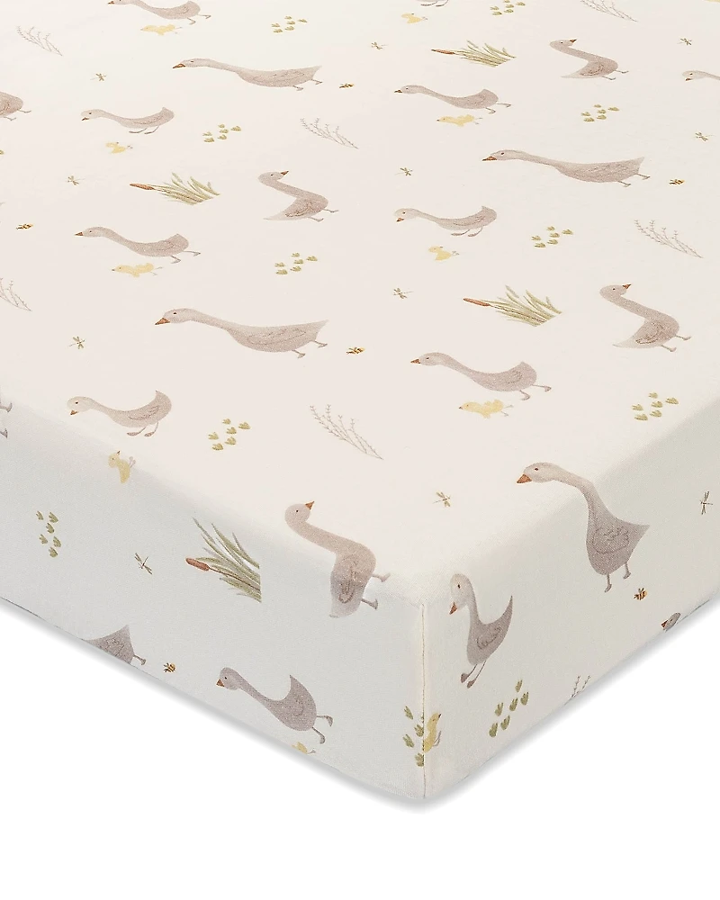 Crane Baby Unisex Charlie Fitted Crib Sheet
