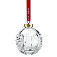 Waterford Elton John Crystal E Icon Bauble Ornament