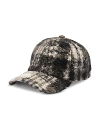 Surell Plaid Boucle Sherpa Ball Cap
