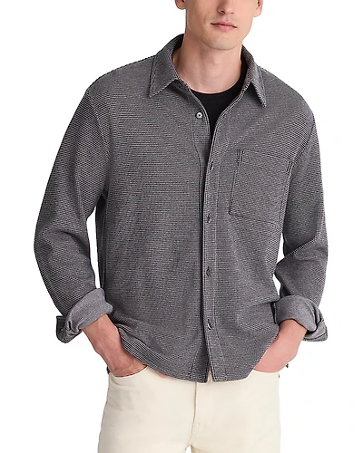 Madewell Houndstooth Long Sleeve Button Down Shirt