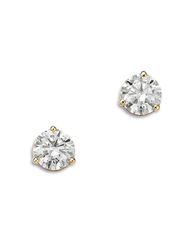 Bloomingdale's Fine Collection Certified Lab Grown Diamond Stud Earrings