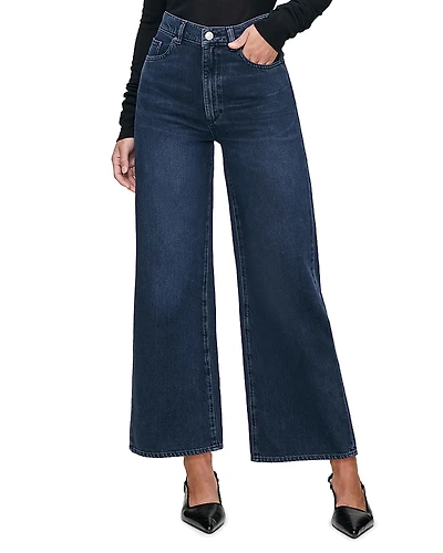 DL1961 Hepburn High Rise Wide Leg Ankle Jeans