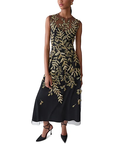 Carolina Herrera Embellished Sleeveless Dress