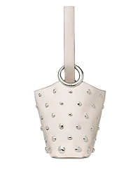 kate spade new york Halo Mini Studded Leather Bucket Bag