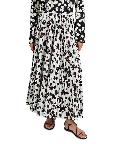 Proenza Schouler White Label Runa Floral Print Maxi Skirt