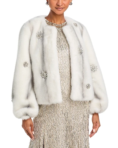 Cinq a Sept Benson Faux Fur Coat