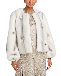 Cinq a Sept Benson Faux Fur Coat