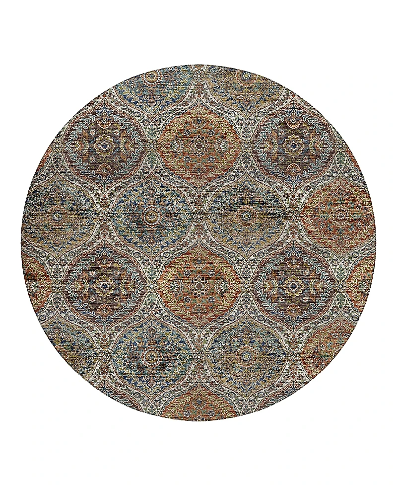 Dalyn Rug Company Silk Road SR12 Round Area Rug, 8'0x8'0