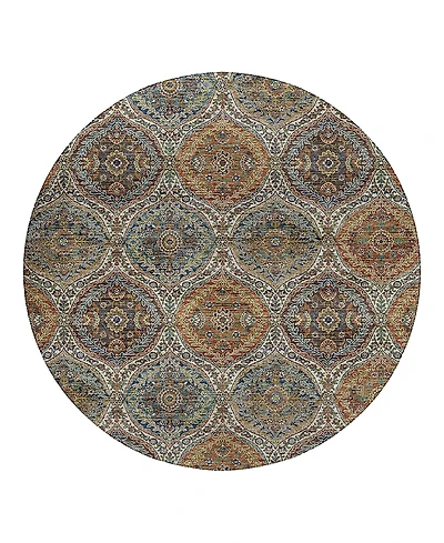 Dalyn Rug Company Silk Road SR12 Round Area Rug, 8'0x8'0