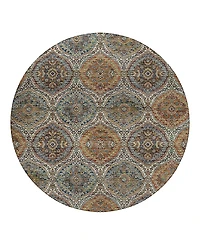 Dalyn Rug Company Silk Road SR12 Round Area Rug, 8'0x8'0