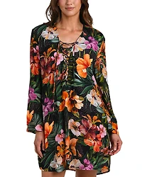 La Blanca Tropical Hideaway Tunic Swim Cover-Up