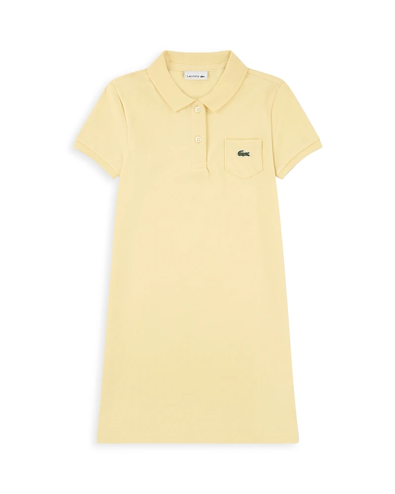 Lacoste Girls' Pique Dress - Little Kid