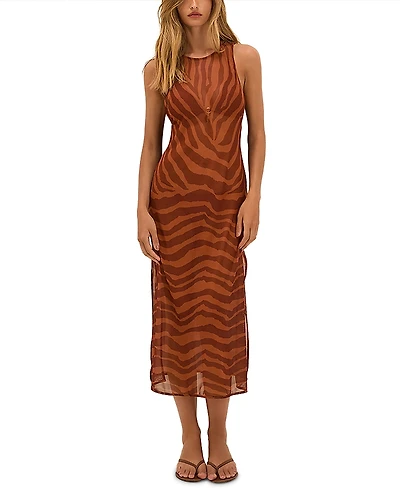 ViX Paula Hermanny Sundown Twist Dress Swim Cover-Up