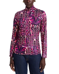 Area Stars Lee Mock Neck Jersey Top