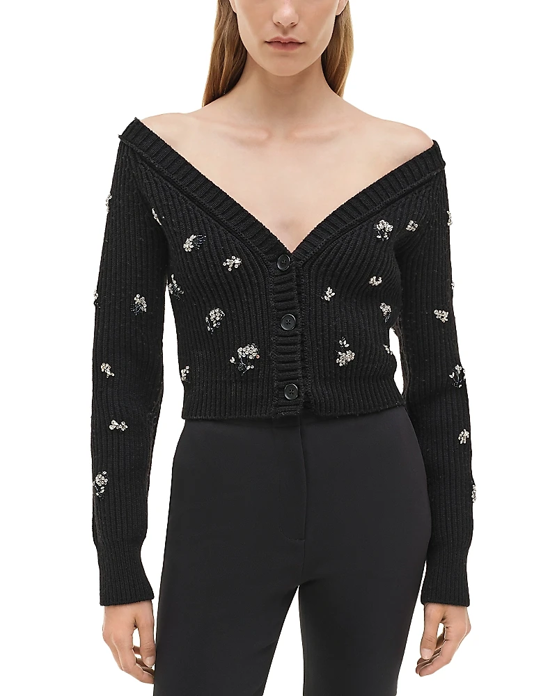 Simkhai Nova Wool & Cashmere Cardigan