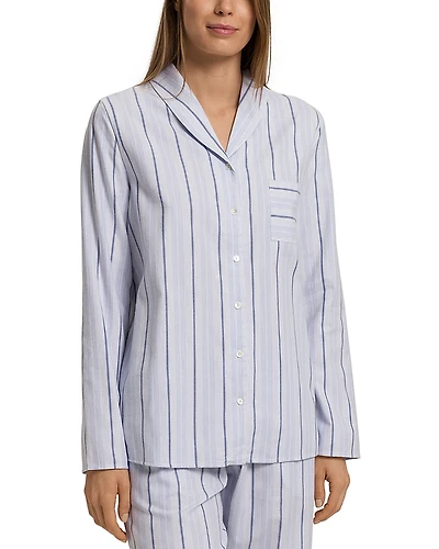 Hanro Shawl Collar Pajama Top