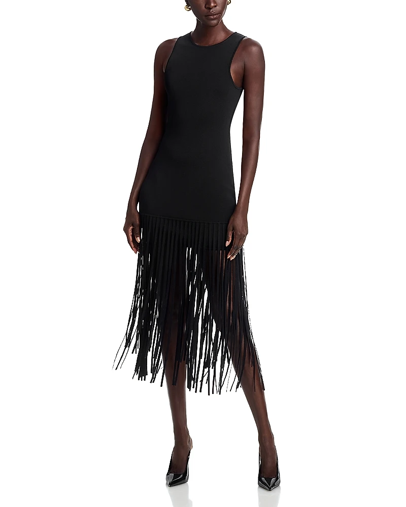 Toccin Margaux Fringe Mini Dress