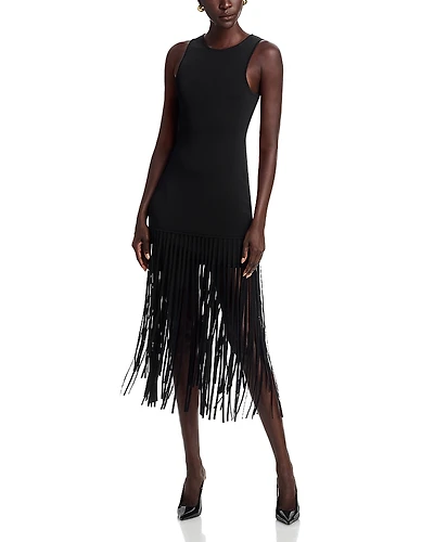 Toccin Margaux Fringe Mini Dress
