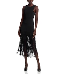 Toccin Margaux Fringe Mini Dress