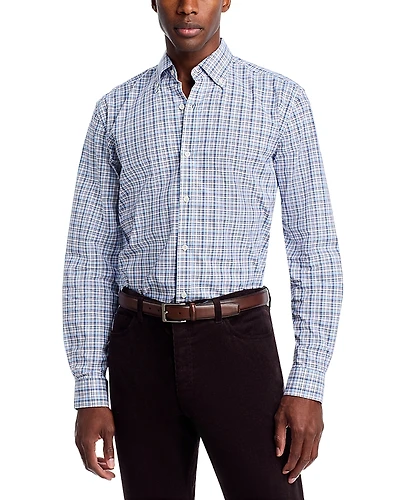 The Men's Store at Bloomingdale's Plaid Twill Button Down Shirt