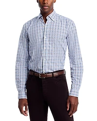 The Men's Store at Bloomingdale's Plaid Twill Button Down Shirt